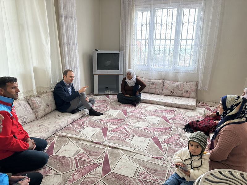 Kaymakamımız/Belediye Başkan V. Salih SAK'ın Reşitoğlu ve Taylan Ailelerine Ziyareti