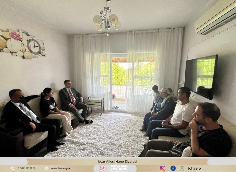 Kaymakamımız Doğukan KOYUNCU'nun Uçar Ailesine Hane Ziyareti