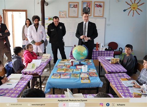 Kaymakamımız Doğukan KOYUNCU'nun Aşağıavlak İlkokulu’na Ziyareti