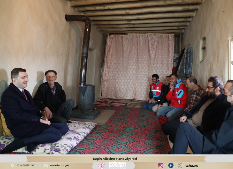 Kaymakamımız Doğukan KOYUNCU'nun Ezgin Ailesine Hane Ziyareti.